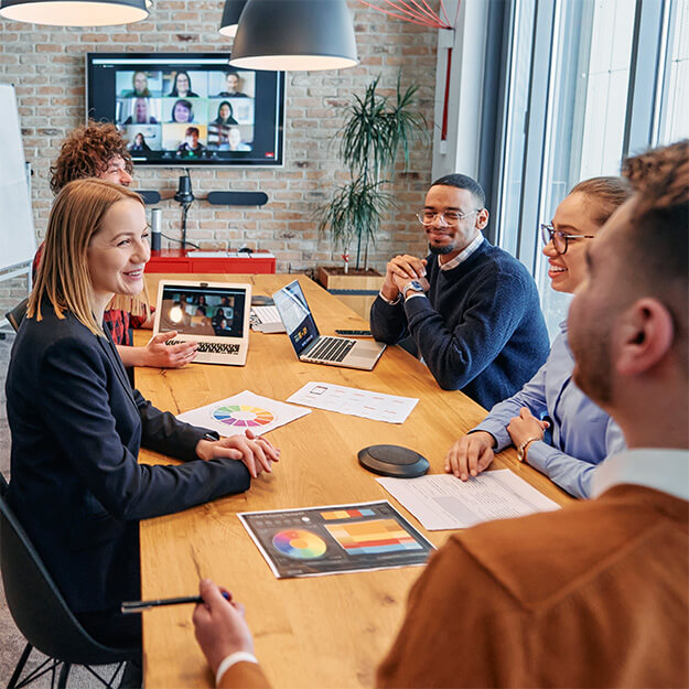 Group of Students In Video Conference